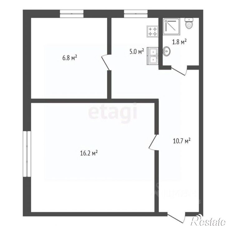 2-комн квартира улица Николая Васильева, 88,  д. 88