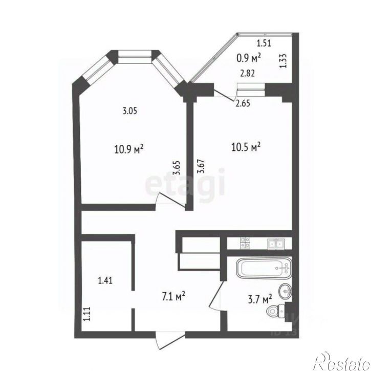 1-комн квартира Никольская улица, 3,  д. 3