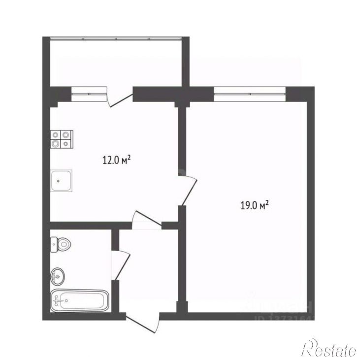 1-комн квартира Никольская улица, 4А,  д. 4А