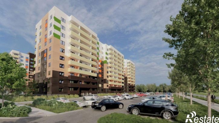 2-комн квартира в новом доме улица Юности, 10