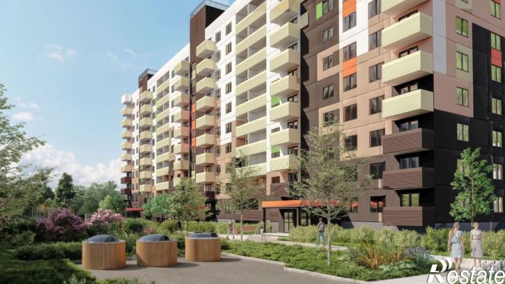 2-комн квартира в новом доме улица Юности, 10