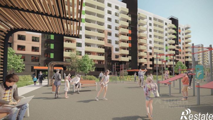 2-комн квартира в новом доме улица Юности, 10