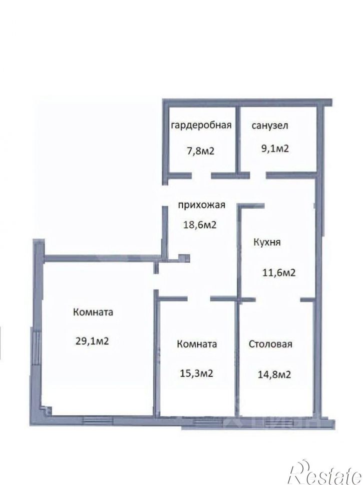 3-комн квартира ул Молодежная, 1,  д. 1