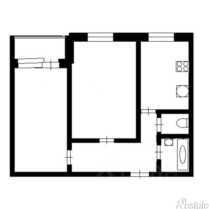 2-комн квартира Псков, улица Новосёлов, 36