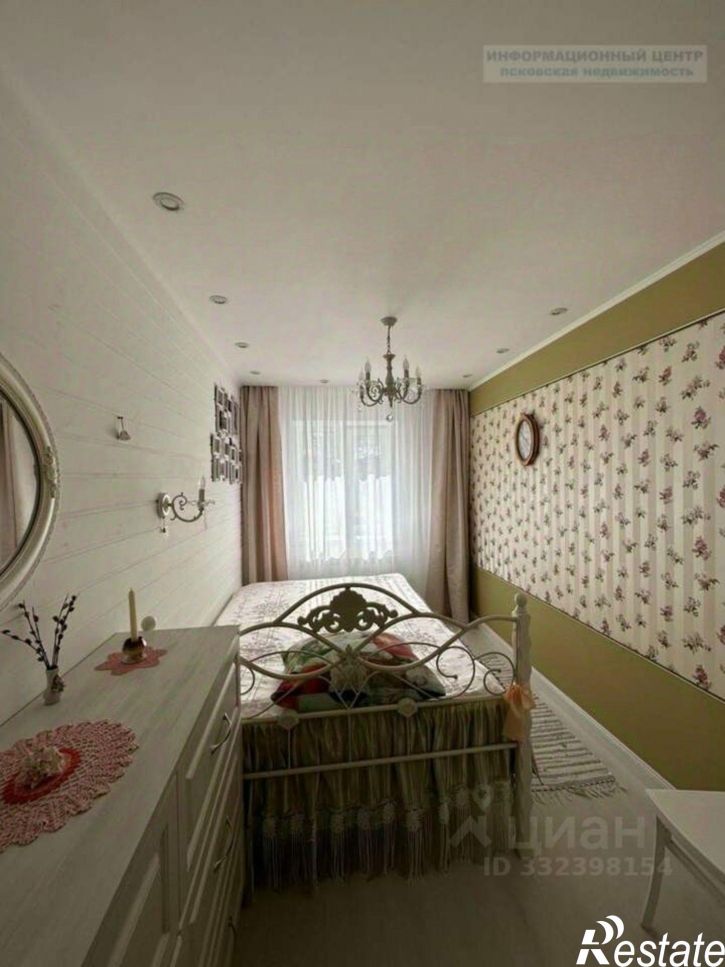 3-комн квартира Печоры, Псковская улица, 21