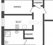 2-комн, 44кв м, этаж 1/2 Печоры, улица Мелиораторов, 8