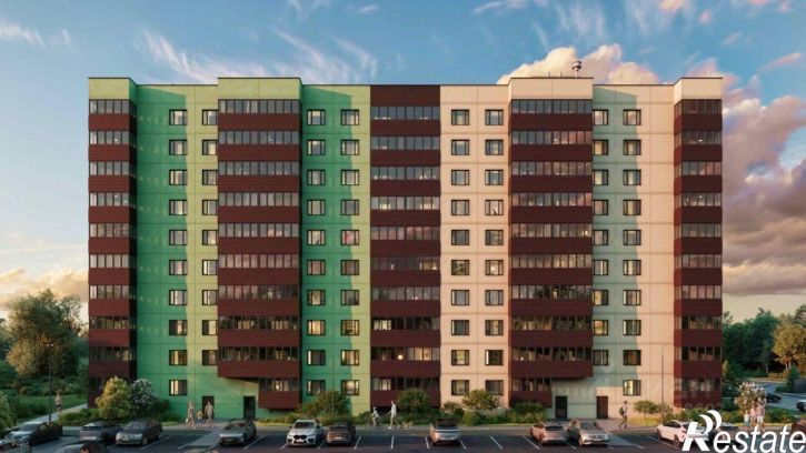 2-комн квартира в новом доме деревня Борисовичи