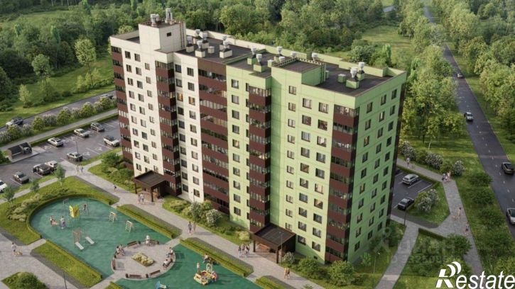 2-комн квартира в новом доме деревня Борисовичи
