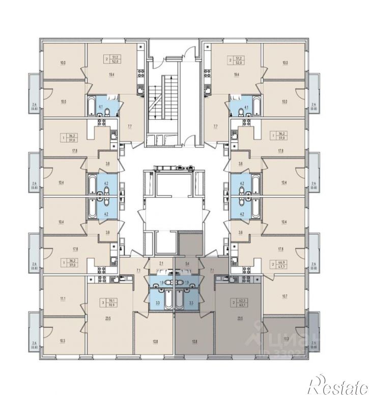 2-комн квартира