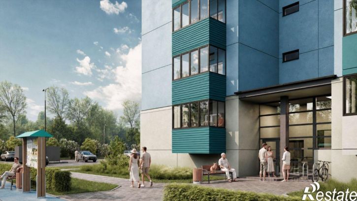 3-комн квартира в новом доме деревня Борисовичи