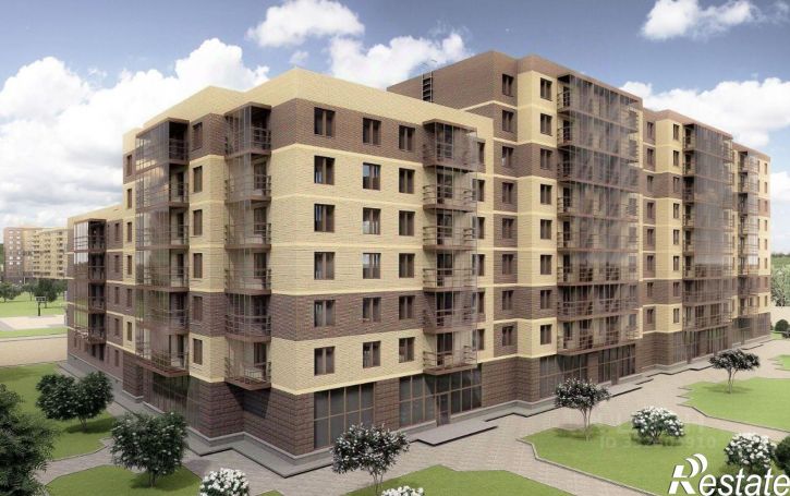 1-комн квартира в новом доме улица Юности, 10