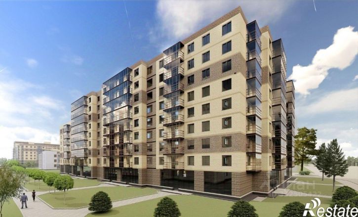 1-комн квартира в новом доме улица Юности, 32