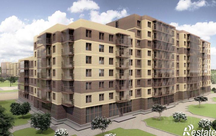 1-комн квартира в новом доме улица Юности, 32