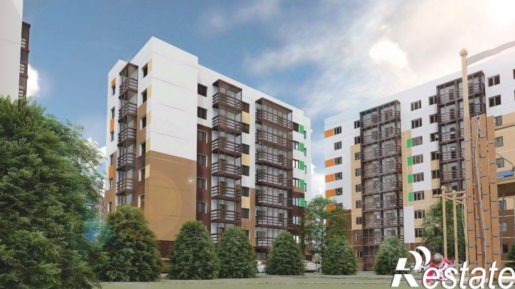 2-комн квартира в новом доме улица Юности, 22,  д. 22