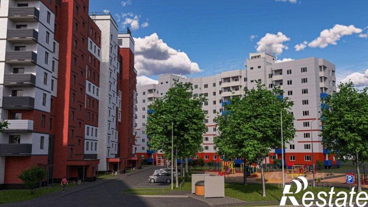 1-комн квартира в новом доме деревня Борисовичи