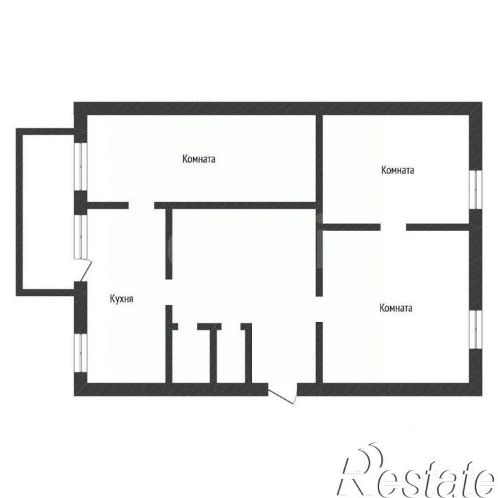 3-комн квартира Пригородная улица, 8,  д. 8