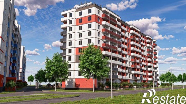 3-комн квартира в новом доме деревня Борисовичи